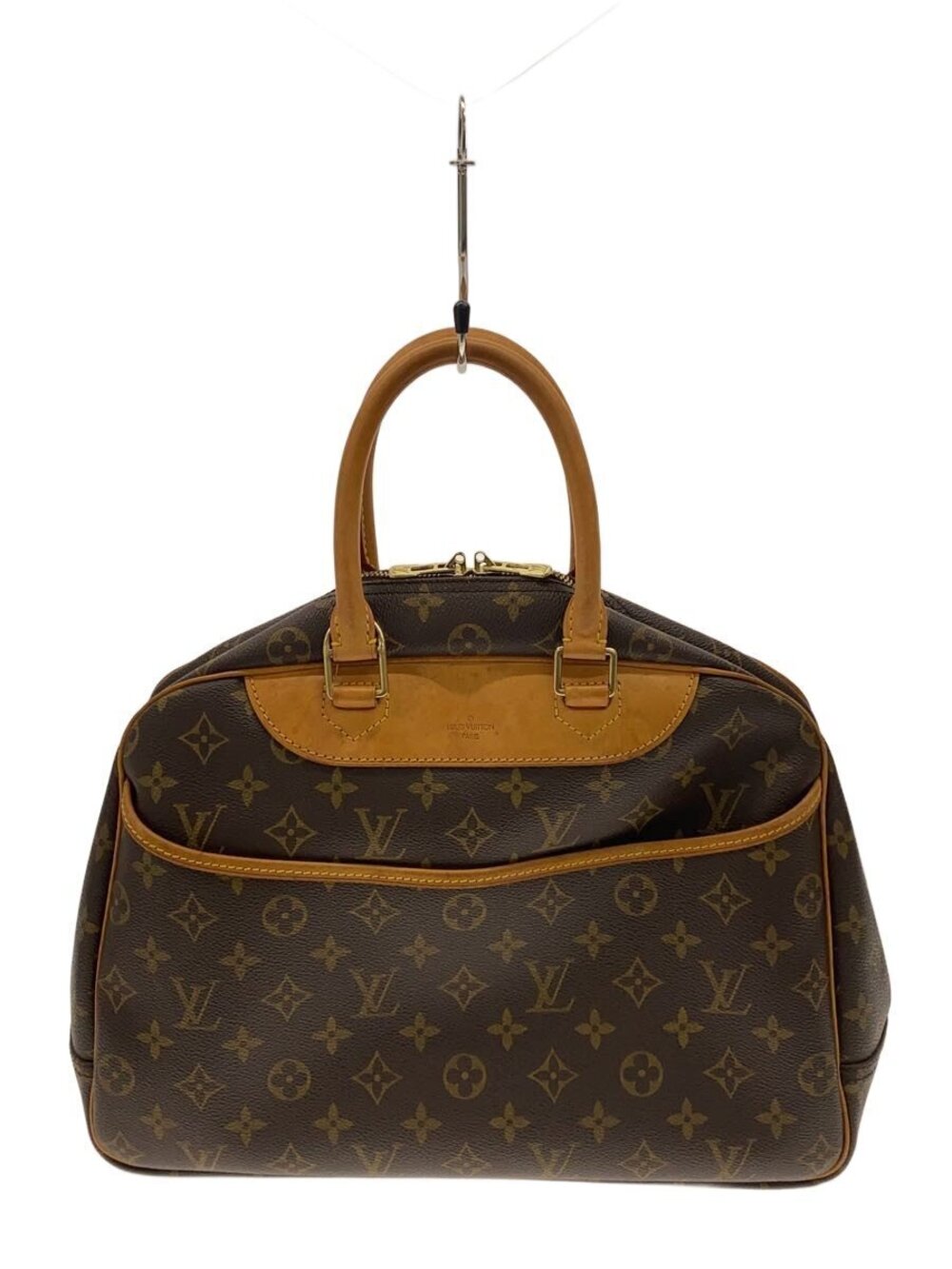 LOUIS VUITTON Bowling Vanity Deauville Monogram Canvas Brown